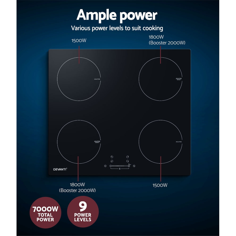Marlook Induction Cooktop 60cm Electric Cooker