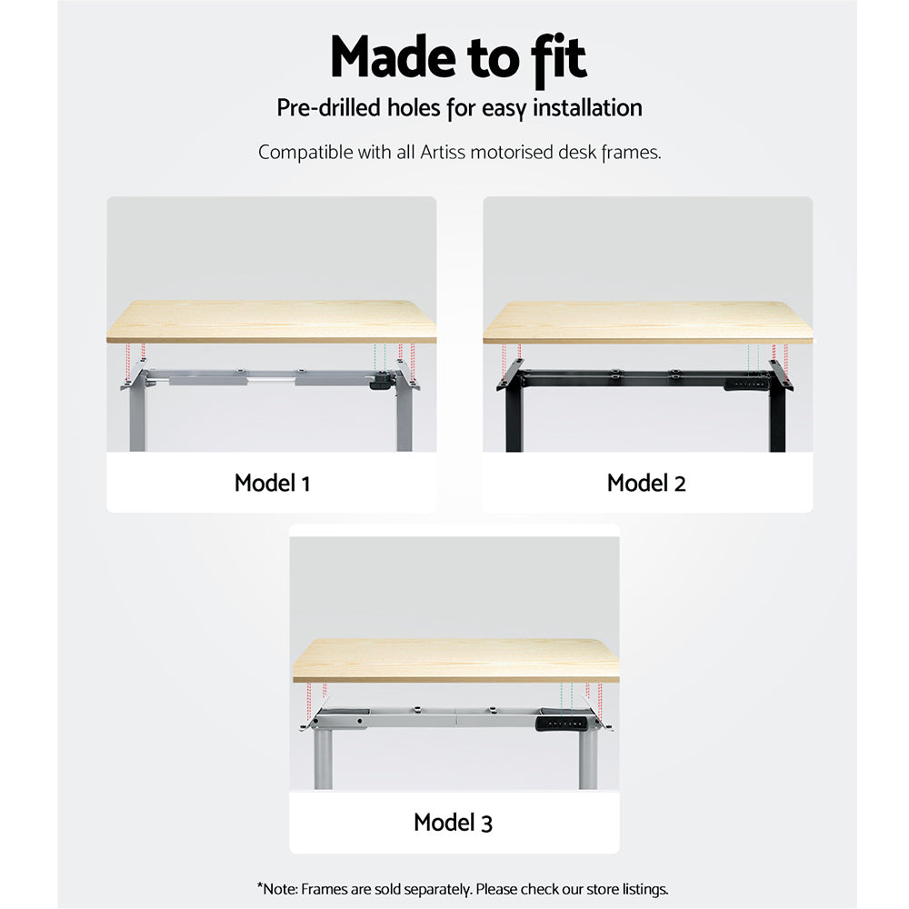 Marlook Standing Desk Top White Oak 120CM