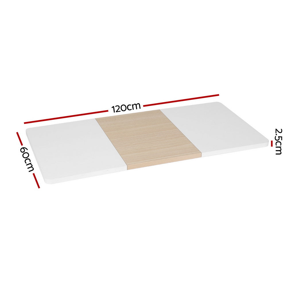 Marlook Standing Desk Top Whtie Pine 120CM