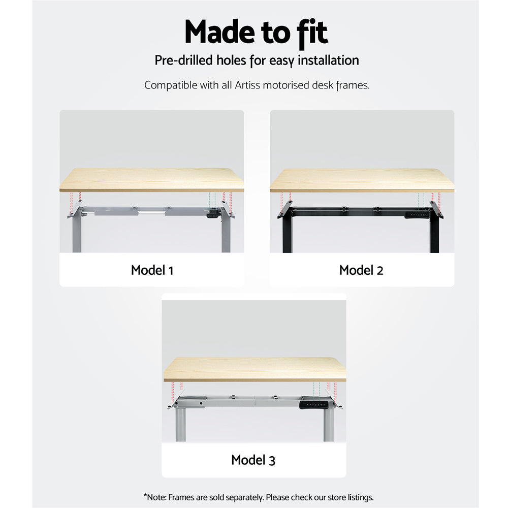 Marlook Standing Desk Top White Oak 140CM