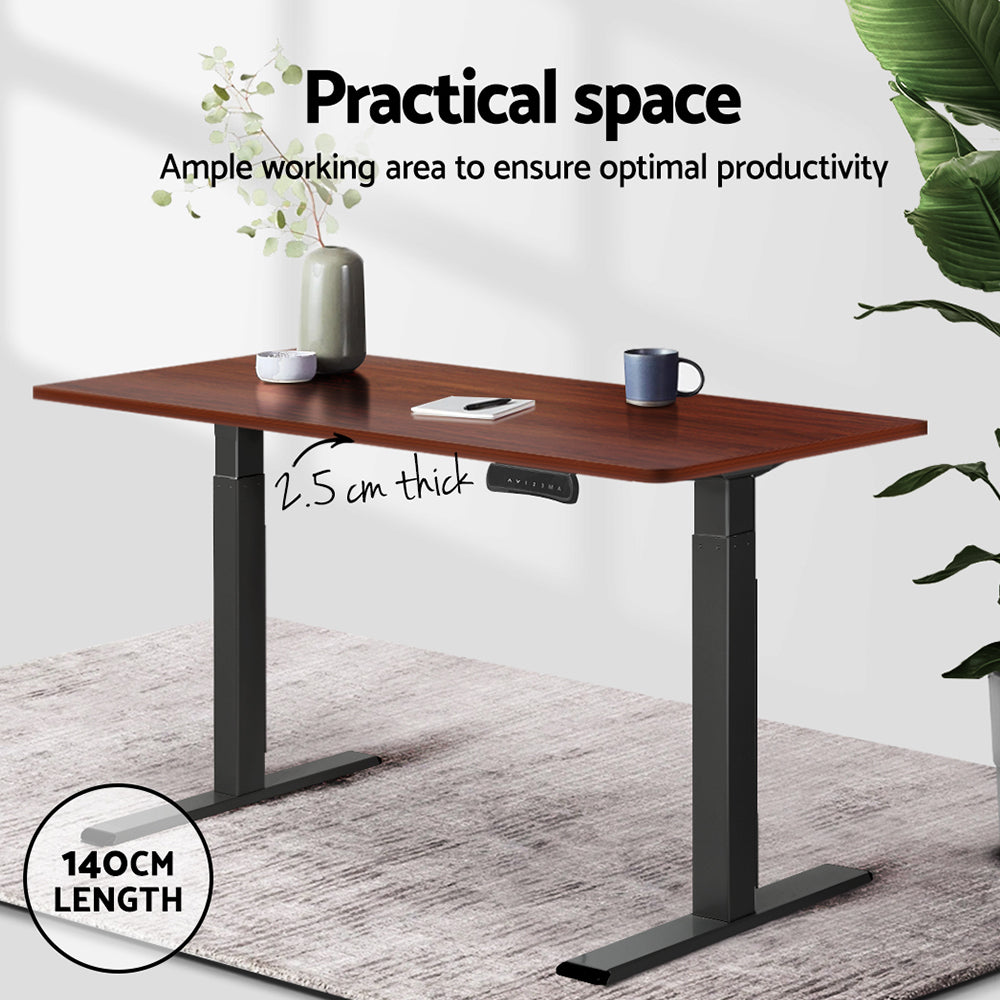 Marlook Standing Desk Top Walnut 140CM