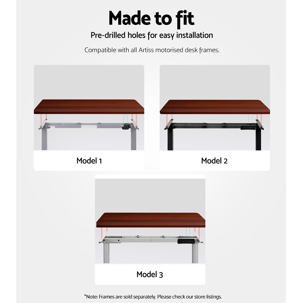 Marlook Standing Desk Top Walnut 140CM