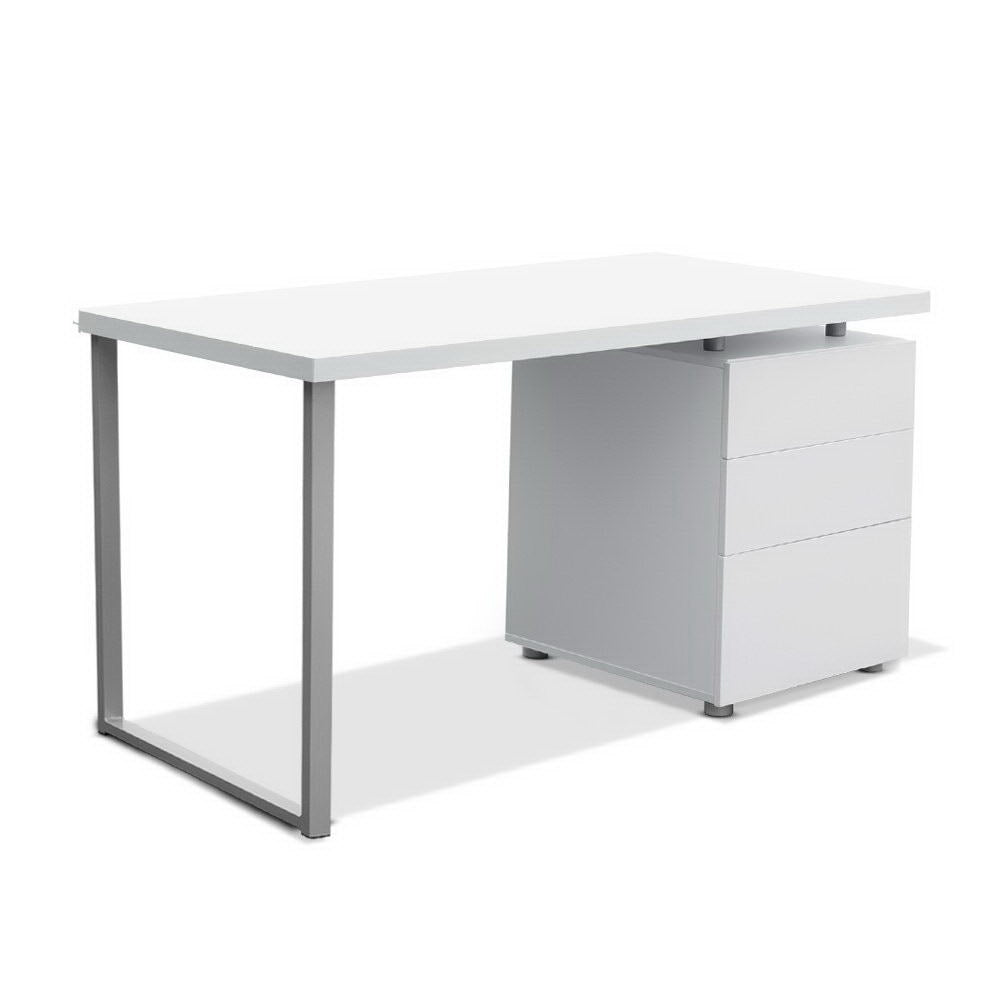 Marlook Computer Desk Drawer White 140CM