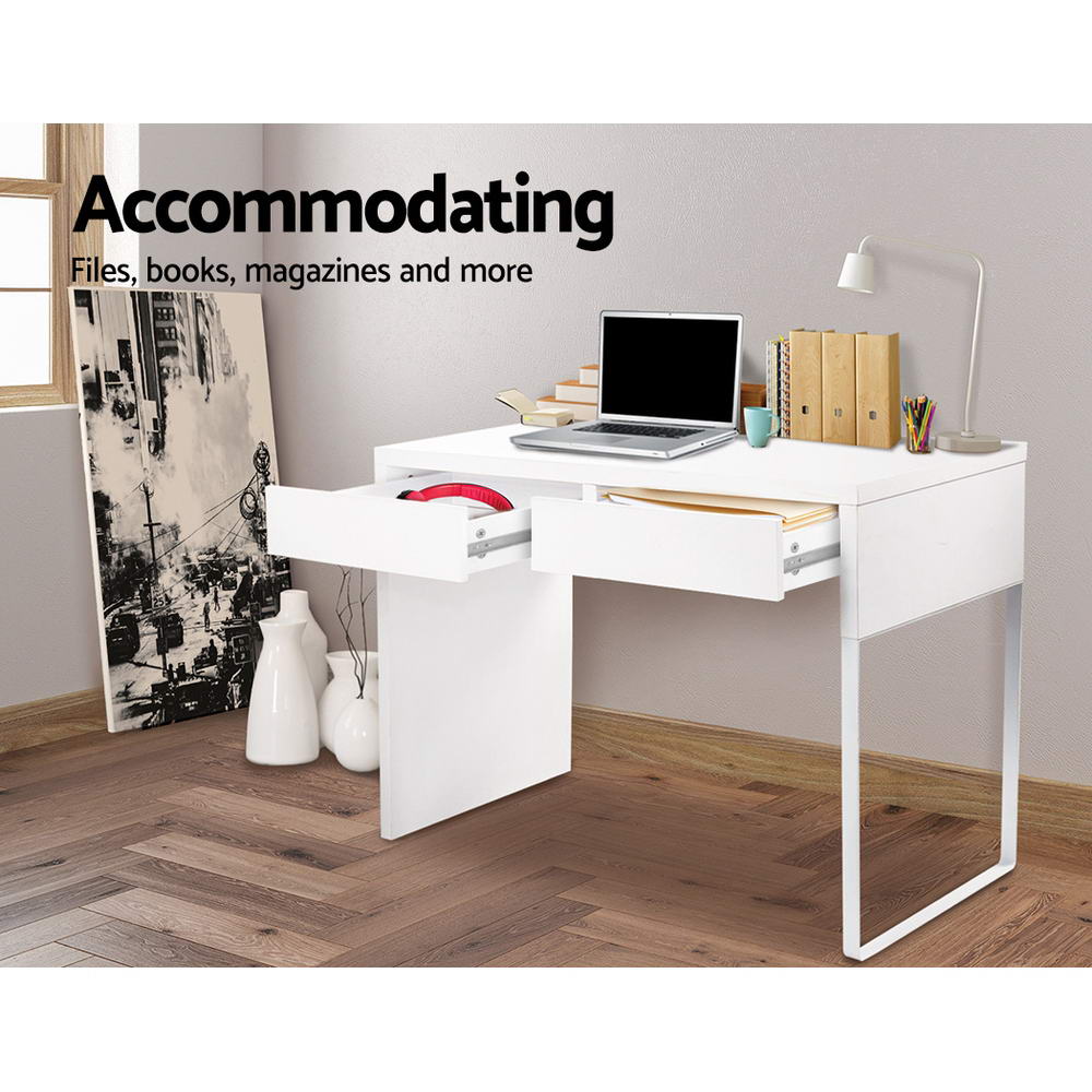 Marlook Computer Desk Drawer White
