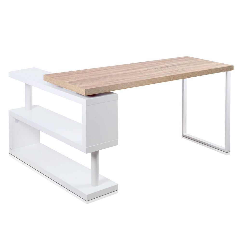 Marlook Computer Desk Bookshelf 140CM