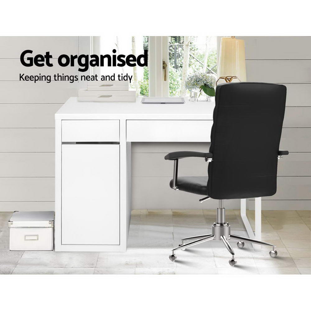 Marlook Computer Desk Drawer Cabinet White