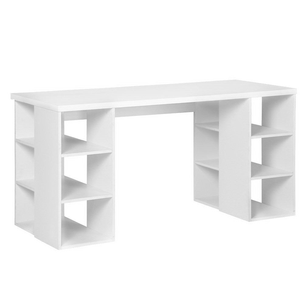 Marlook Computer Desk Bookshelf White 150CM