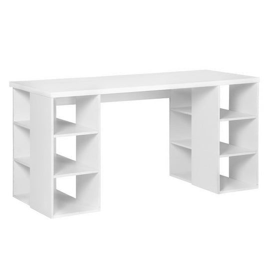 Marlook Computer Desk Bookshelf White 150CM