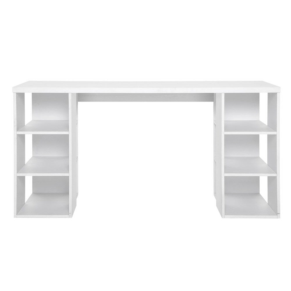 Marlook Computer Desk Bookshelf White 150CM