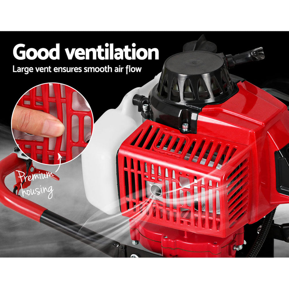 Marlook 80CC Petrol Post Hole Digger Motor Only Engine Red