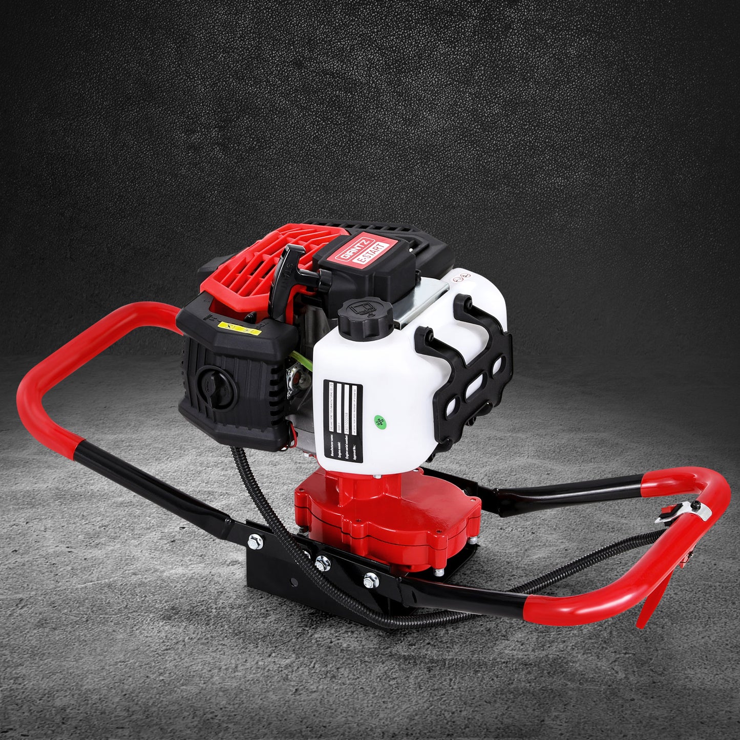 Marlook 65CC Post Hole Digger Motor Only Petrol Engine Red