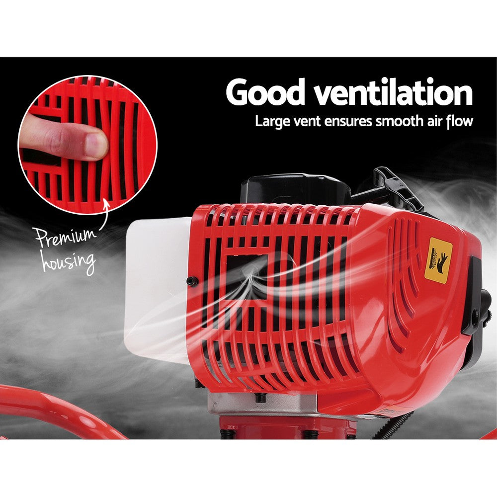 Marlook 66CC Post Hole Digger Motor Only Petrol Engine Red