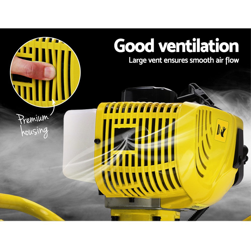 Marlook 80CC Post Hole Digger Motor Only Petrol Engine Yellow
