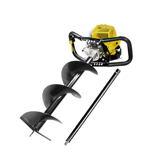 Marlook 80CC Post Hole Digger 300mm Petrol Drill Auger Extension Bits