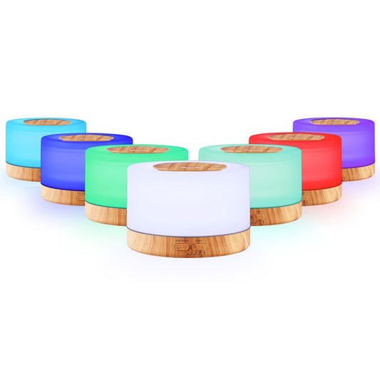 Marlook Aroma Diffuser Aromatherapy Light Wood 500ml