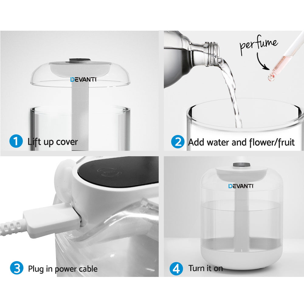 Marlook Aroma Diffuser Aromatherapy Humidifier 1L