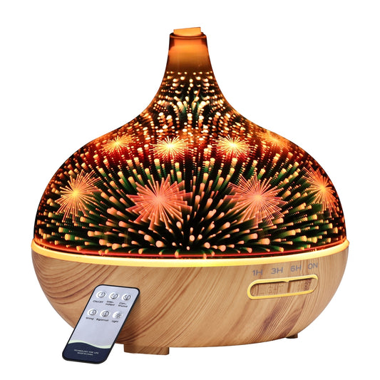 Marlook Aroma Diffuser Aromatherapy 3D Glass 400ml