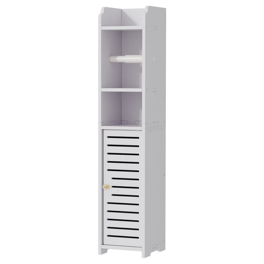Marlook Bathroom Cabinet Toilet Roll Holder Tissue Organizer 3 Tier Floor Cabinet
