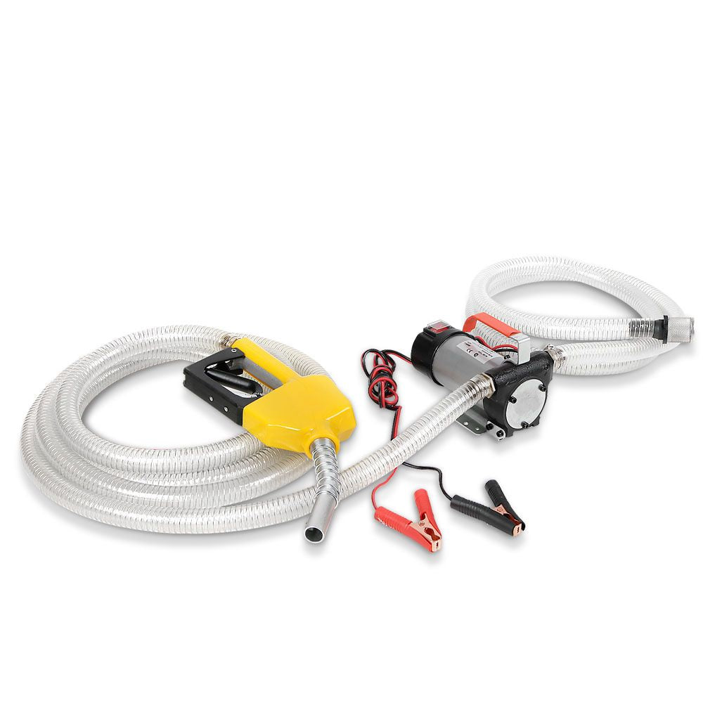 Marlook 12V Diesel Transfer Pump Extractor Oil Fuel Electric Bowser Auto Display