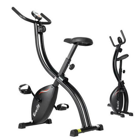 Marlook Folding Exercise Bike Magnetic X-Bike Bicycle Indoor Cycling Cardio
