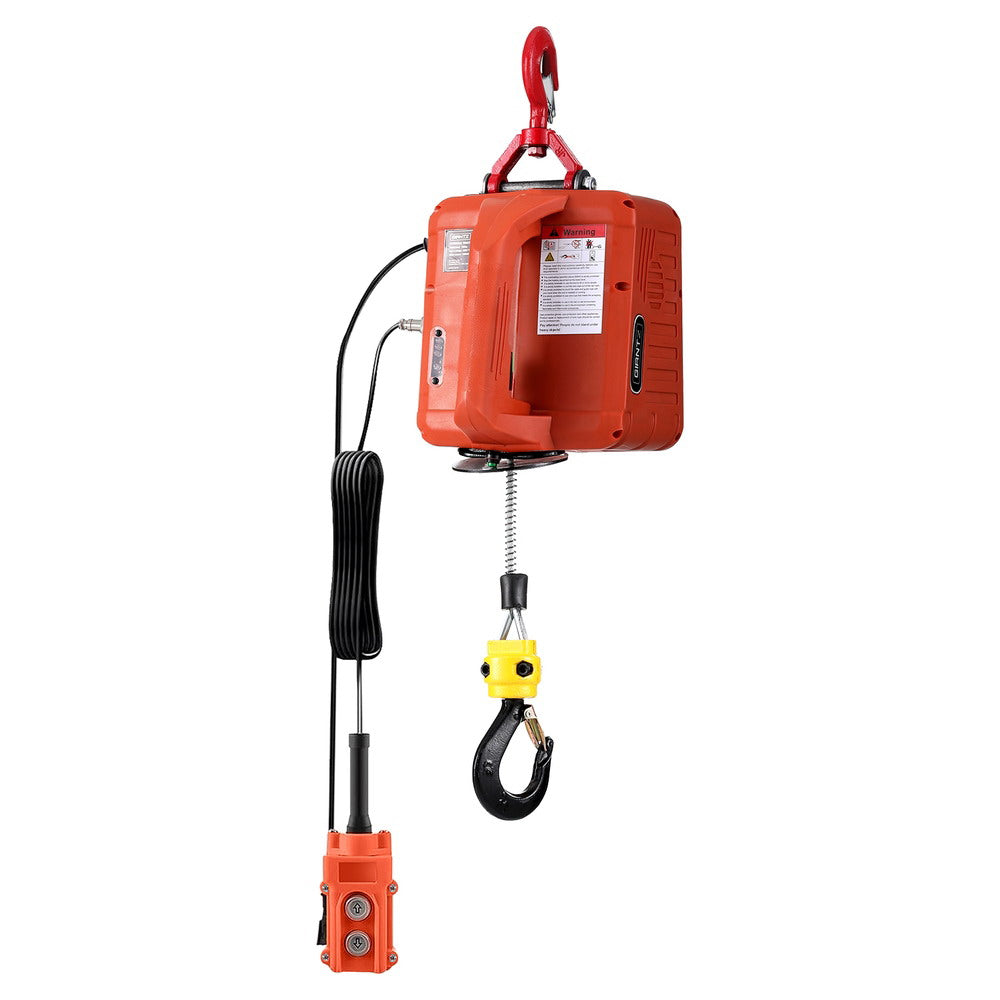 Marlook Electric Hoist Winch 500KG Wired/Wireless Remote Control