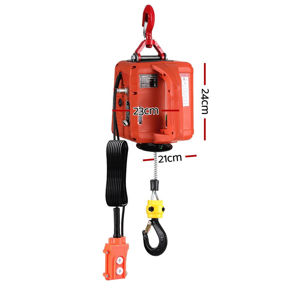 Marlook Electric Hoist Winch 500KG Wired/Wireless Remote Control