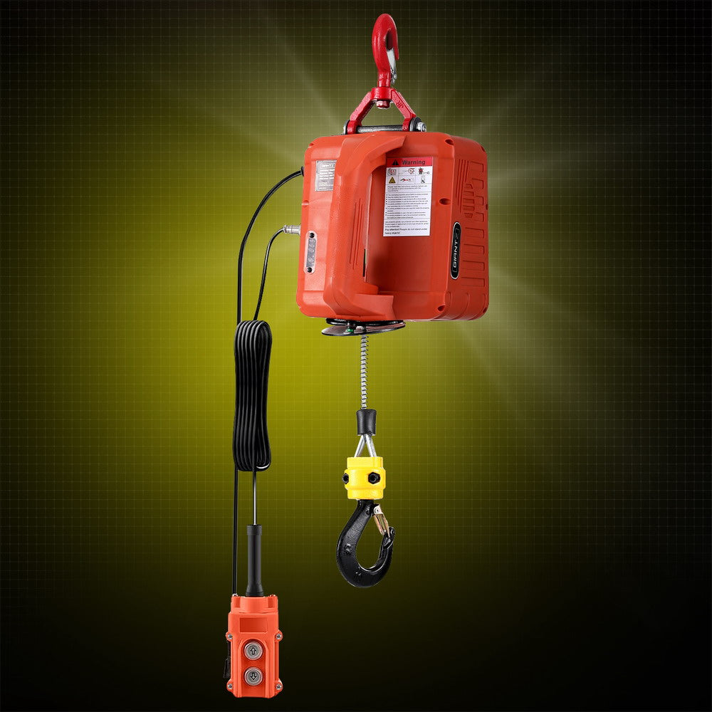 Marlook Electric Hoist Winch 500KG Wired/Wireless Remote Control