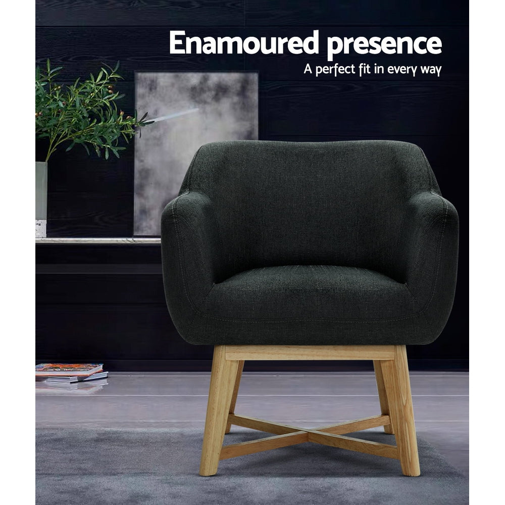Marlook Aston Tub Accent Chair Charcoal