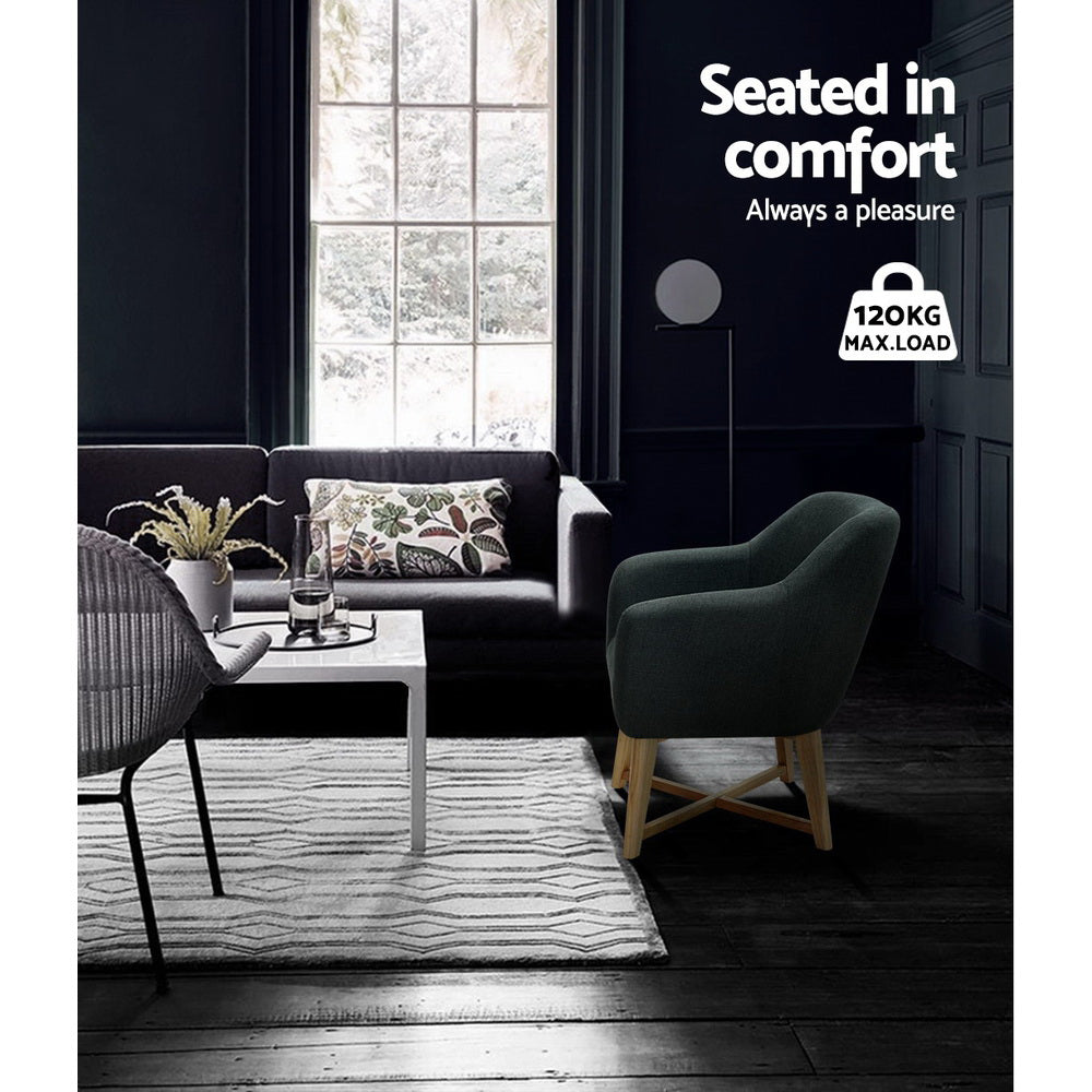 Marlook Aston Tub Accent Chair Charcoal