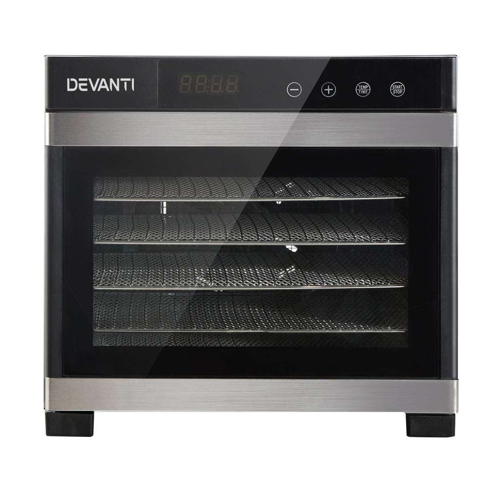 Marlook 6 Trays Food Dehydrator Stainless Steel Tray