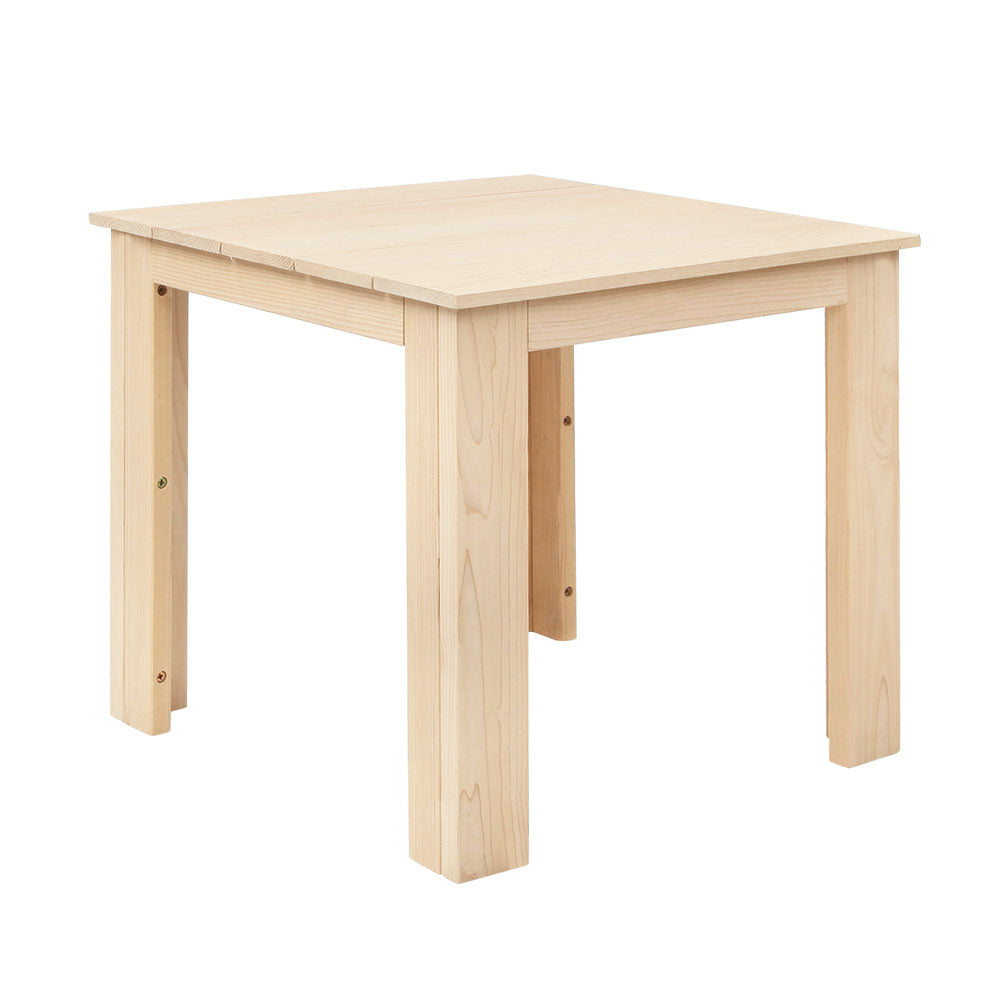 Marlook Coffee Side Table Wooden Desk Outdoor Furniture Camping Garden Natural