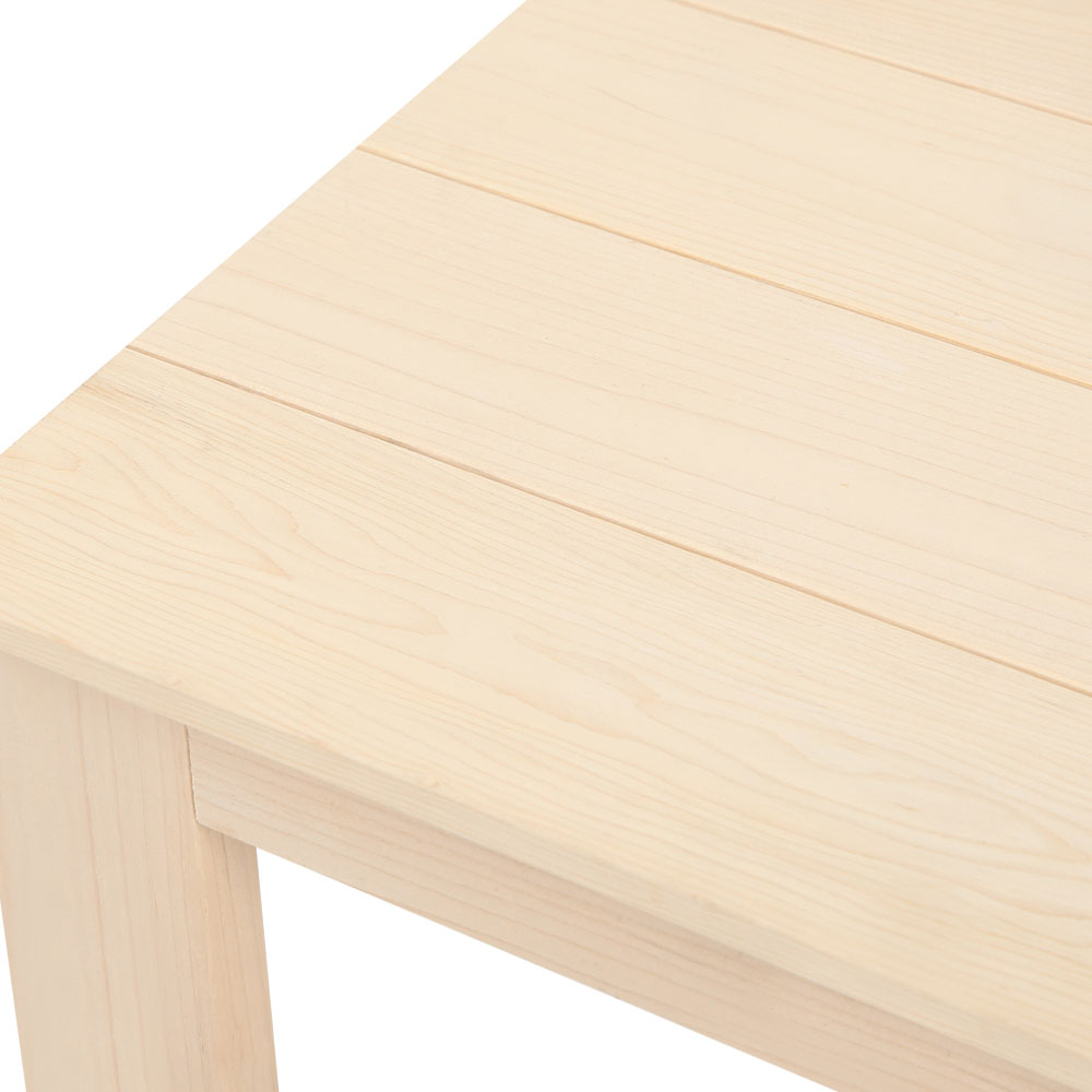 Marlook Coffee Side Table Wooden Desk Outdoor Furniture Camping Garden Natural