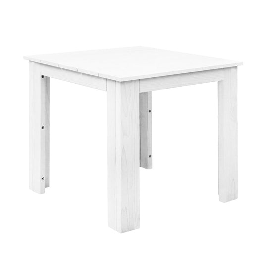 Marlook Coffee Side Table Wooden Desk Outdoor Furniture Camping Garden White