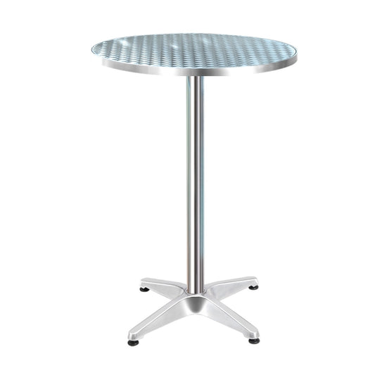 Marlook Outdoor Bar Table Adjustable Aluminium Round 70/110cm