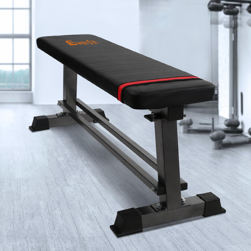 Marlook Weight Bench Flat Bench Press Home Gym Equipment 300kg Capacity