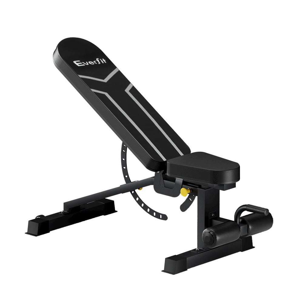 Marlook Weight Bench Adjustable FID Bench Press Home Gym 450kg Capacity