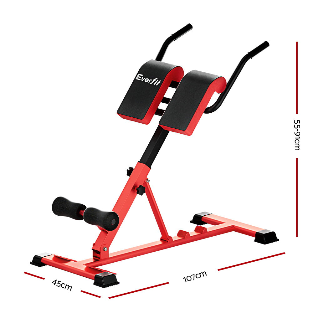 Marlook Weight Bench Adjustable Roman Chair 10 in 1 Home Gym Fitness 200kg