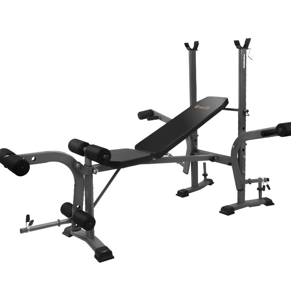 Marlook Weight Bench 8 in 1 Bench Press Adjustable Home Gym Station 200kg