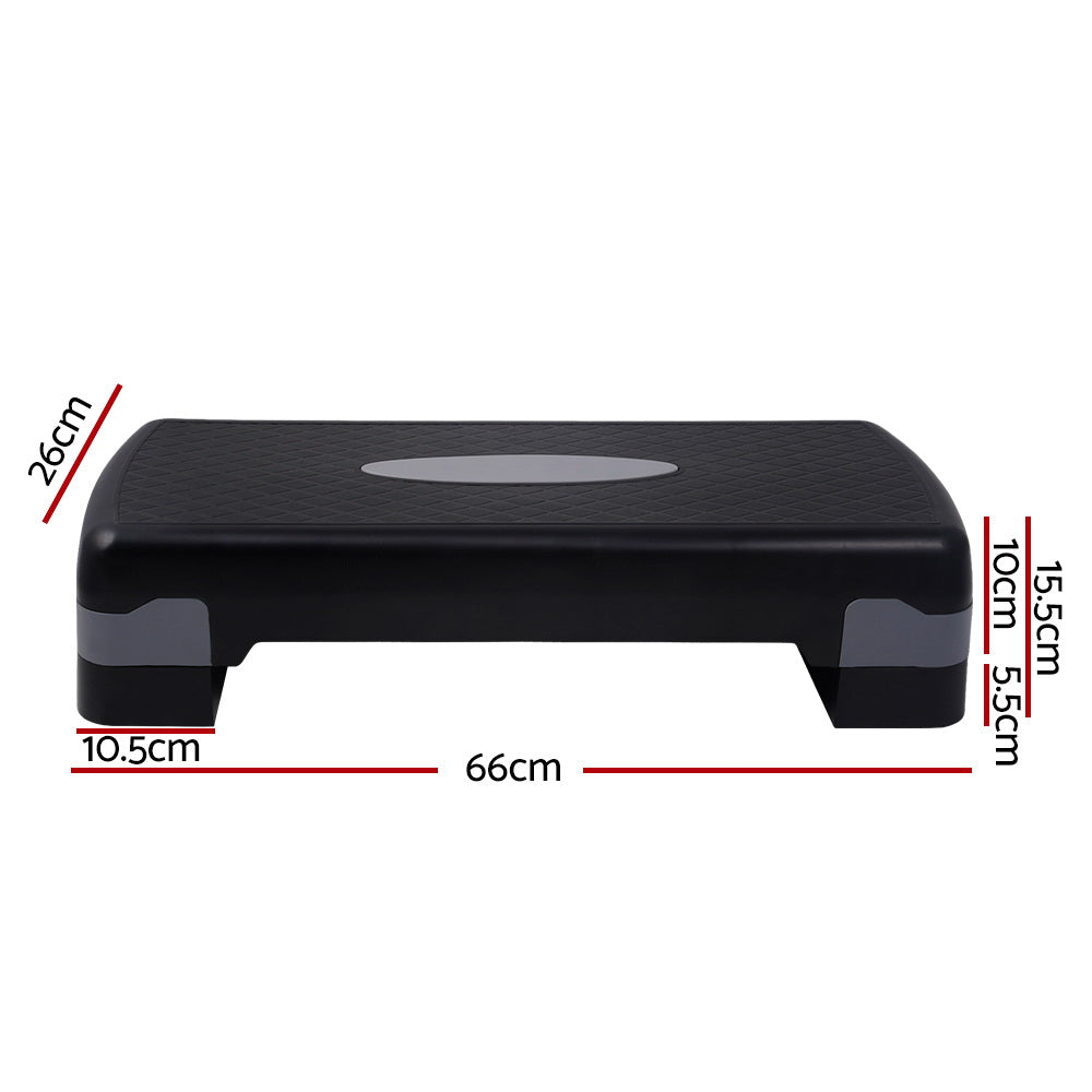 Marlook Aerobic Step Exercise Stepper Steps Home Gym Fitness Block Bench Riser