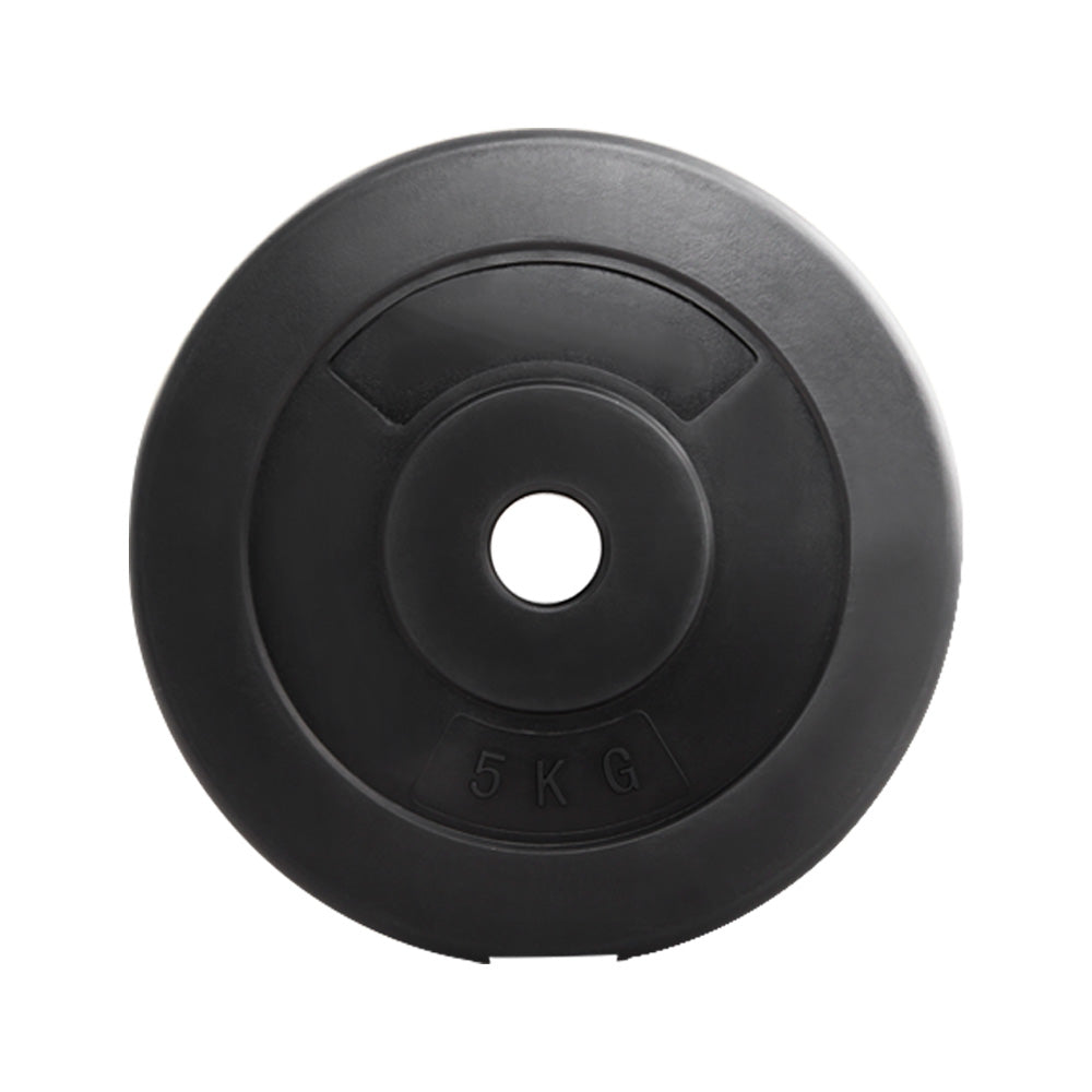 Marlook Weight Plates Standard 2X 5kg Barbell Plate Weight Lifting