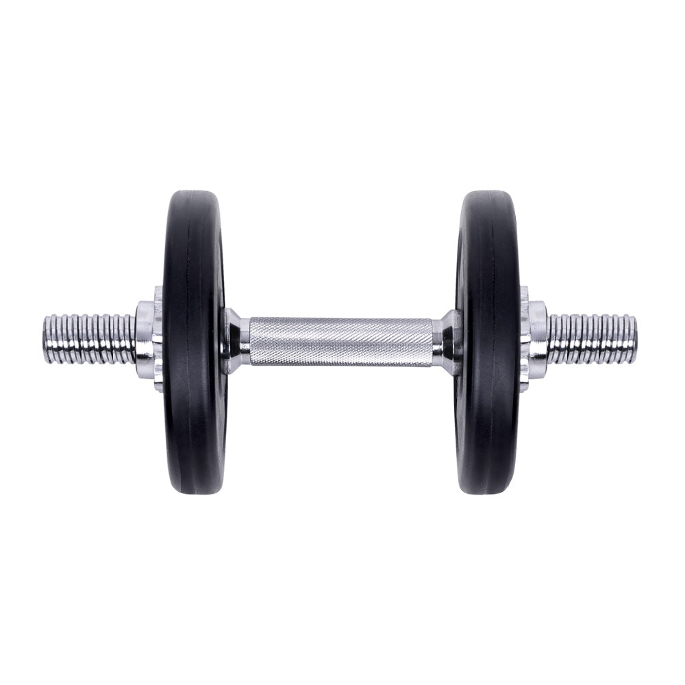 Marlook 10kg Dumbbell Set Weight Plates Dumbbells Lifting Bench