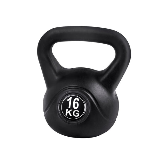 Marlook 16kg Kettlebell Set Weight Lifting Bench Dumbbells Kettle Bell Gym Home