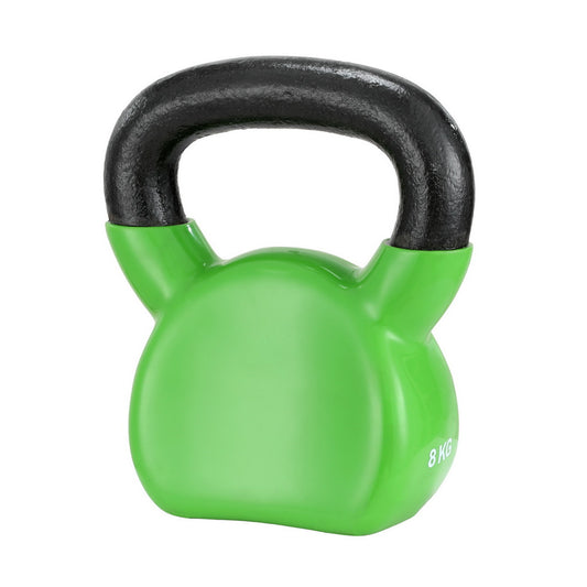 Marlook 8kg Kettlebell Set Weightlifting Bench Dumbbells Kettle Bell Gym Home