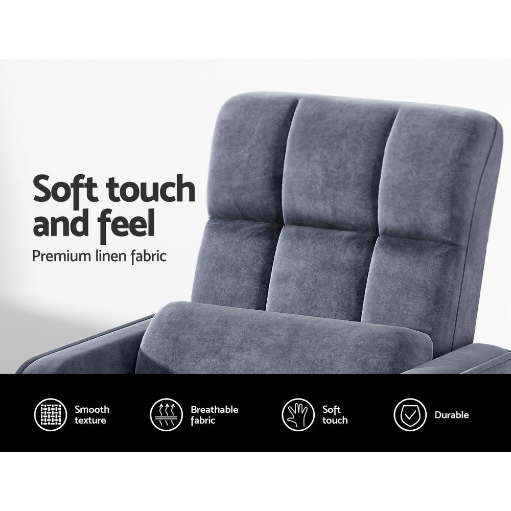 Marlook Floor Lounge Sofa Bed Swivel Charcoal