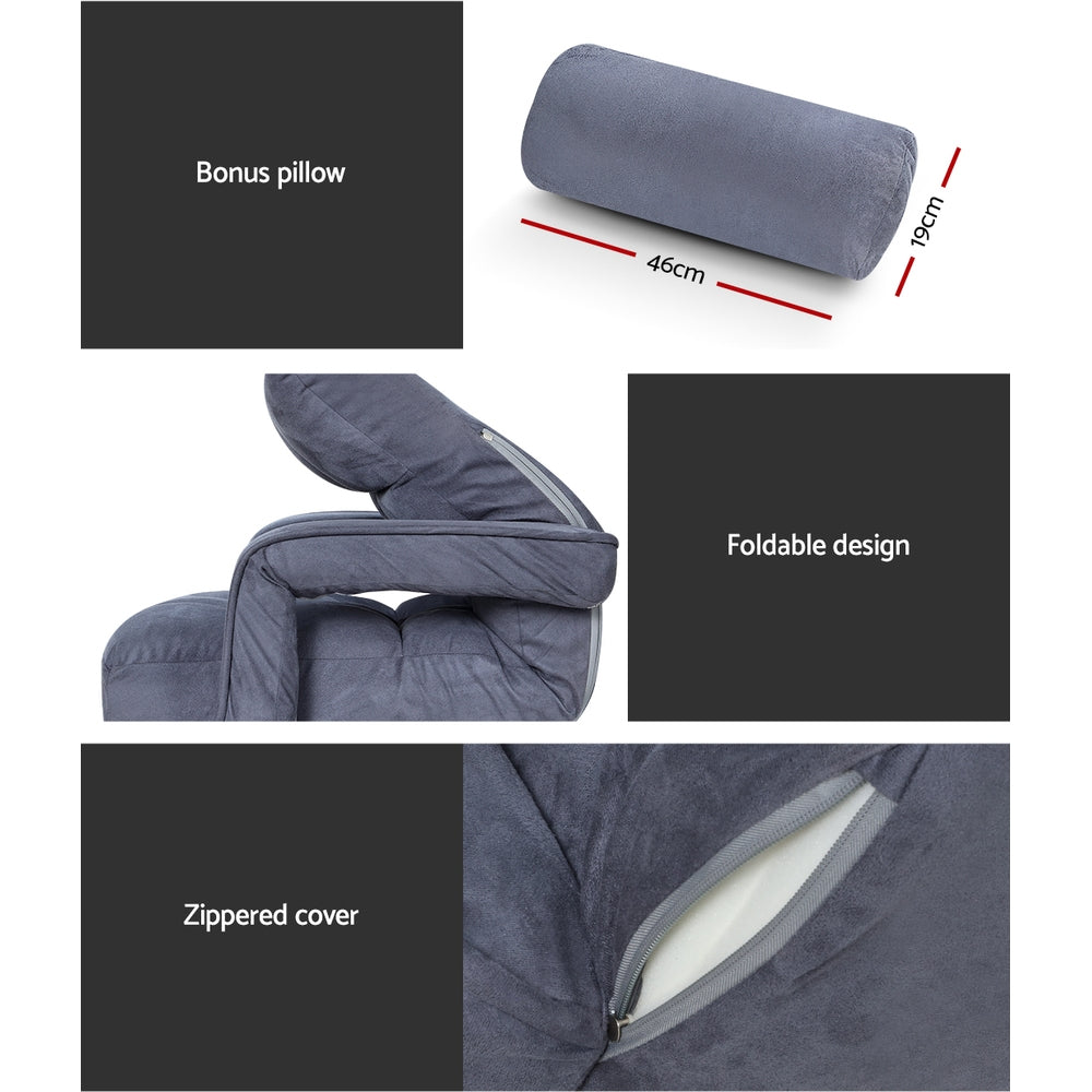 Marlook Floor Lounge Sofa Bed Swivel Charcoal