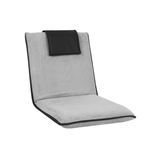 Marlook Floor Lounge Sofa Bed Couch Recliner Chair Folding Chair Cushion Grey