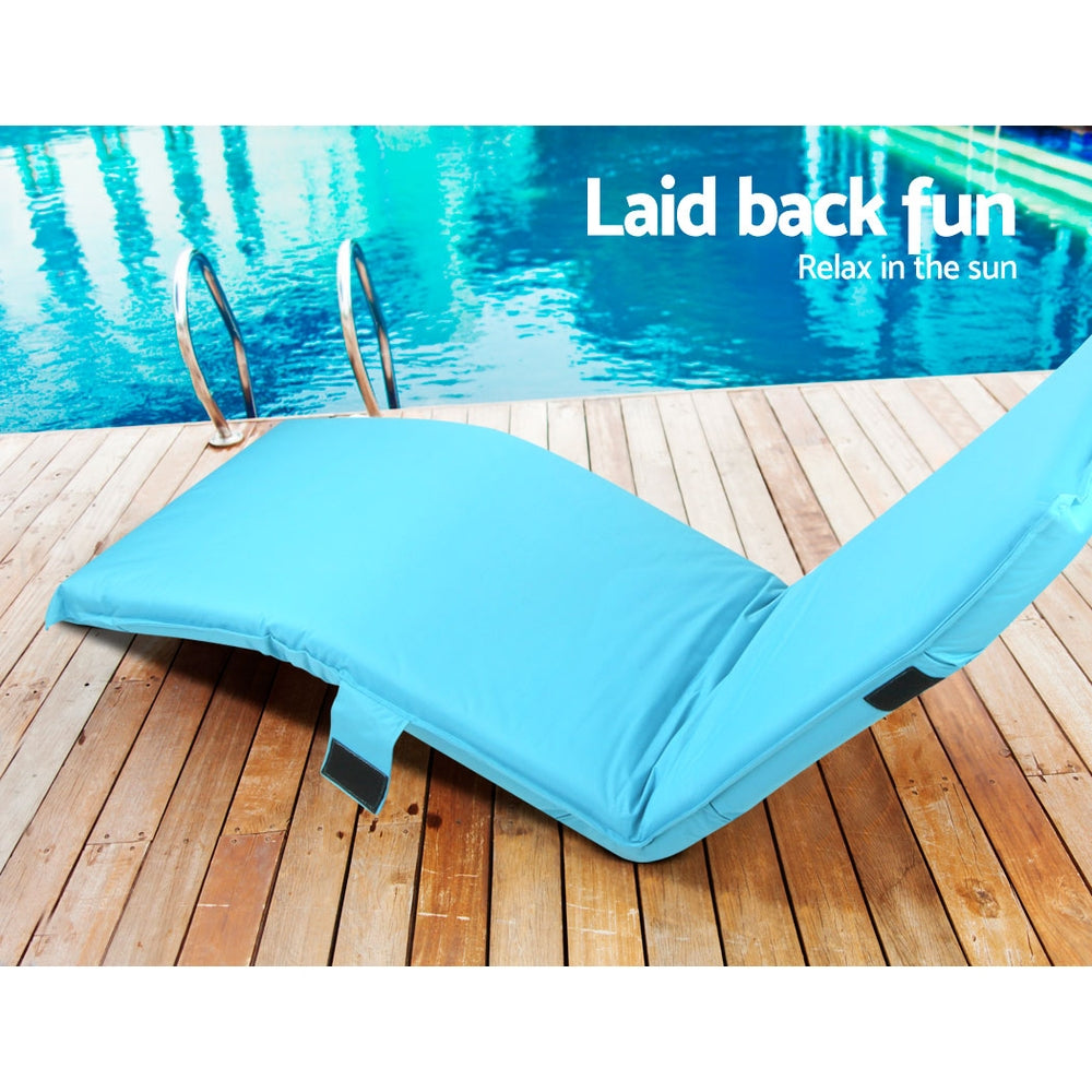 Marlook Floor Lounge Sofa Camping Chair Blue