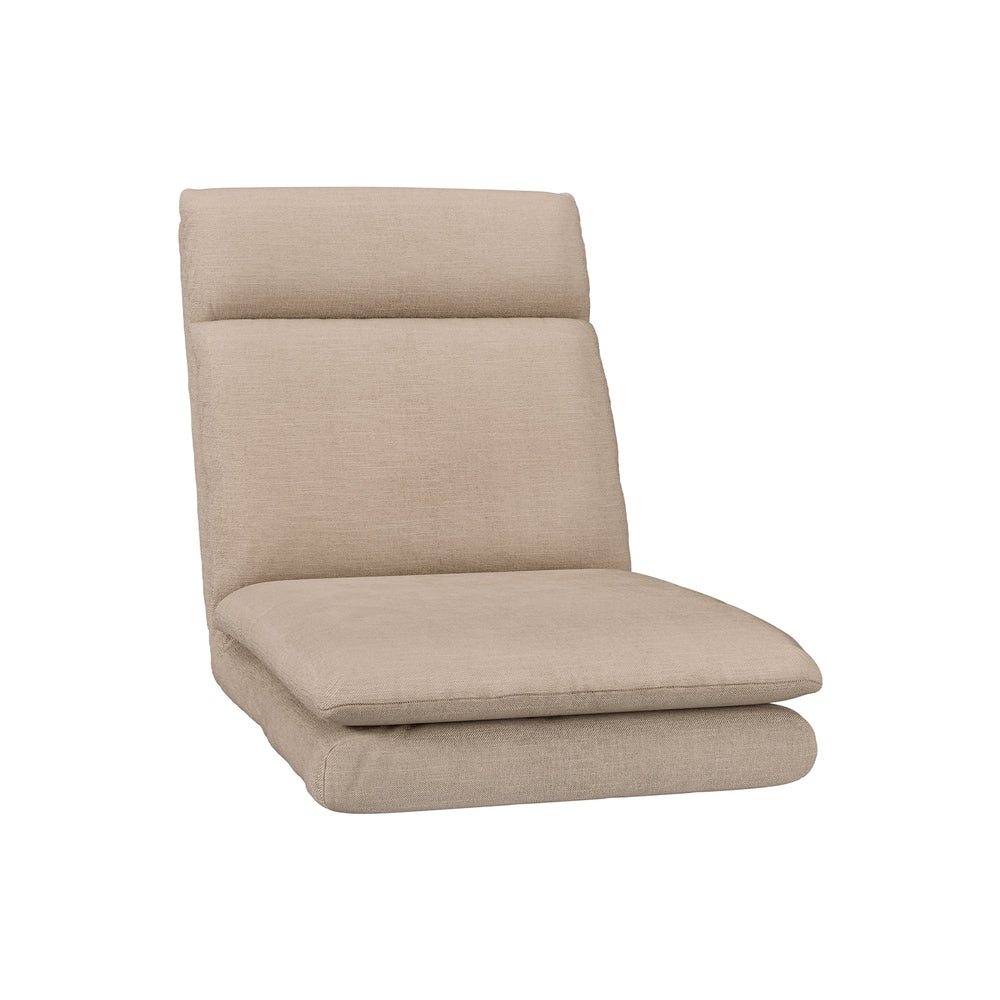 Marlook Floor Lounge Sofa Bed 1 Seater Linen Beige
