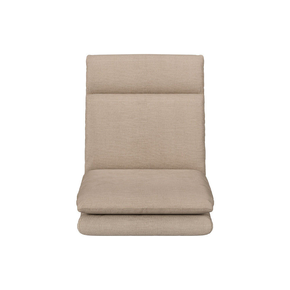 Marlook Floor Lounge Sofa Bed 1 Seater Linen Beige