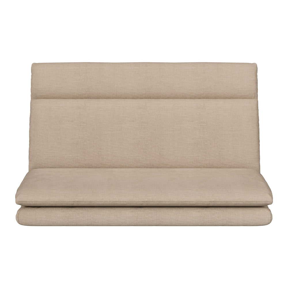 Marlook Floor Lounge Sofa Bed 2 Seater Linen Beige